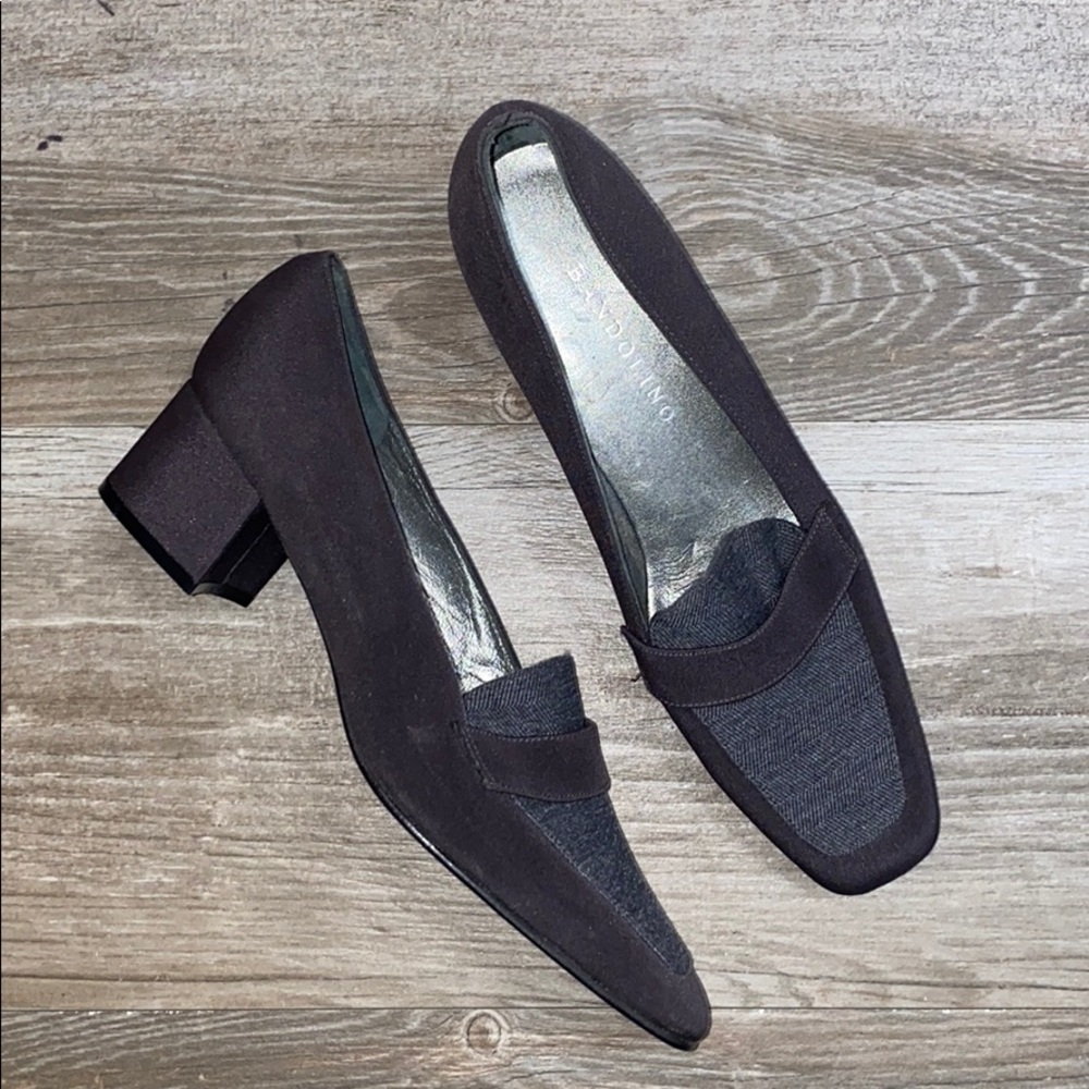 NWOB Bandolino Charcoal Block Heels